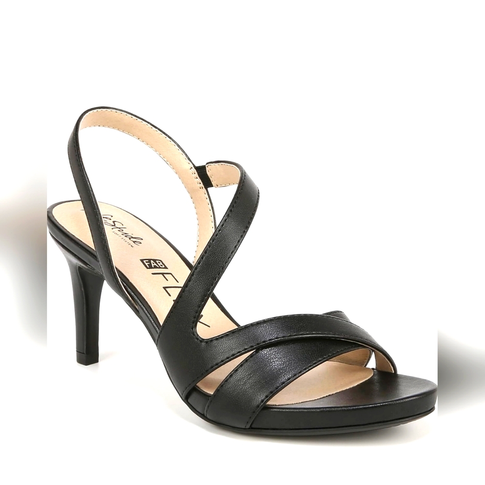 Elegant Black Strappy Heels
